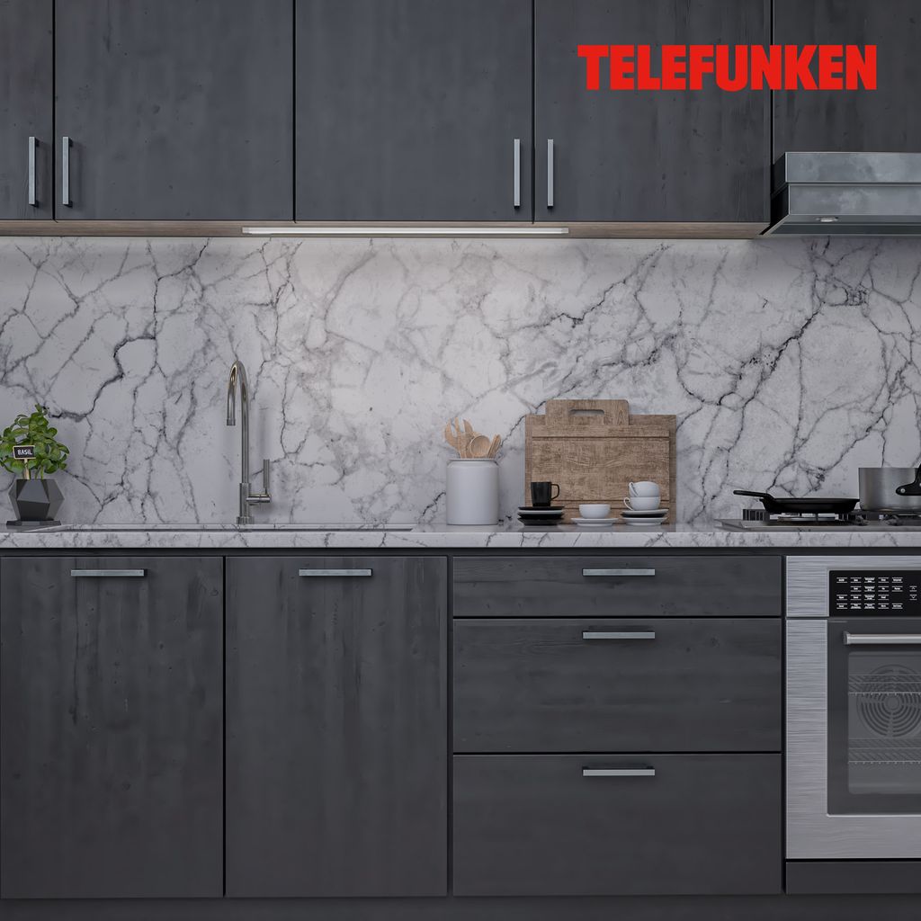 TELEFUNKEN LED Apparecchio sottopensile 57,3 cm 1x 8W 800lm argento